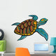 Stylized Turtle Wall Decal