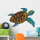 Stylized Turtle Wall Decal