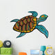 Stylized Turtle Wall Decal