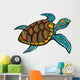 Stylized Turtle Wall Decal