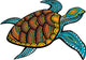 Stylized Turtle Wall Decal
