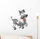 Prancing Dog Wall Decal