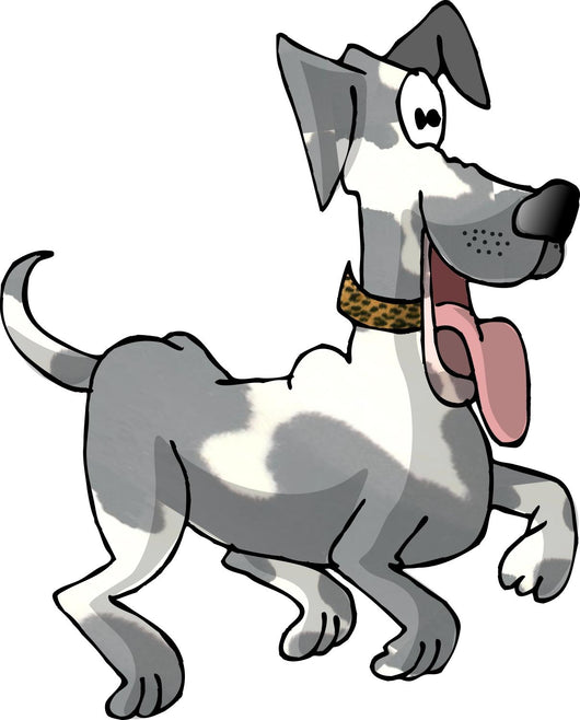 Prancing Dog Wall Decal