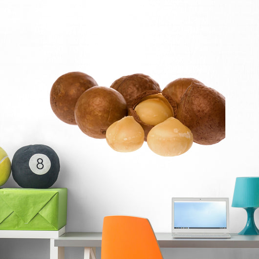 Macro Image Macadamia Nuts Wall Decal