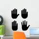 Human Hand Palm Icon Wall Stickers Wall Decal