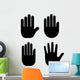 Human Hand Palm Icon Wall Stickers Wall Decal