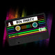 Vector 80s Party Wall Decal