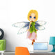 Cute Toon Fairy with Wall Decal