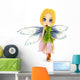 Cute Toon Fairy with Wall Decal