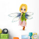 Cute Toon Fairy with Wall Decal