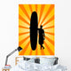 Retro Surfer Wall Decal