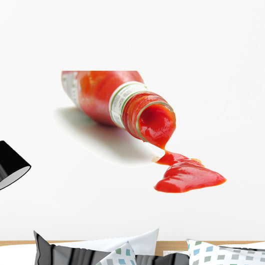Spilled Ketchup Wall Decal