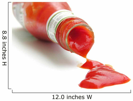 Spilled Ketchup Wall Decal