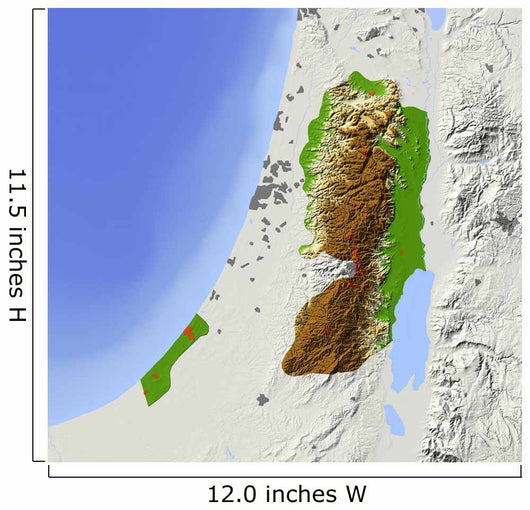 West Bank and Gaza Wall Decal
