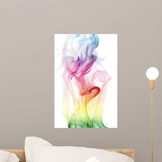 Colorful Rainbow Smoke Wall Decal