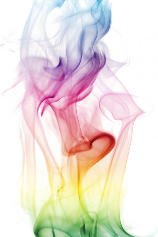 Colorful Rainbow Smoke Wall Decal