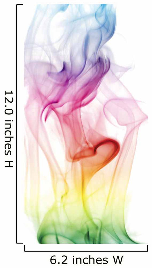 Colorful Rainbow Smoke Wall Decal