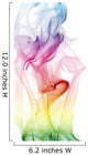 Colorful Rainbow Smoke Wall Decal