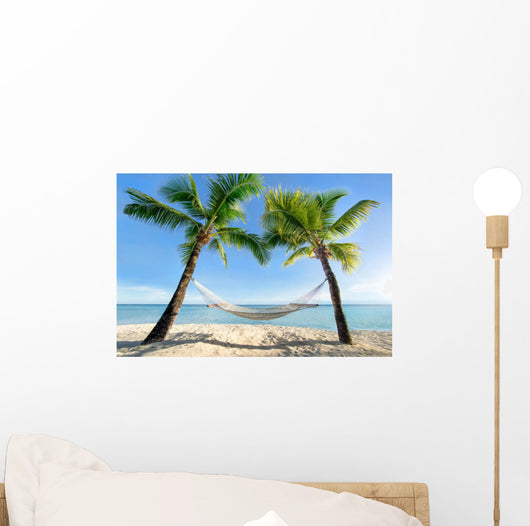Urlaub Am Palmenstrand Der Wall Decal