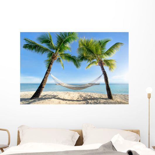 Urlaub Am Palmenstrand Der Wall Decal