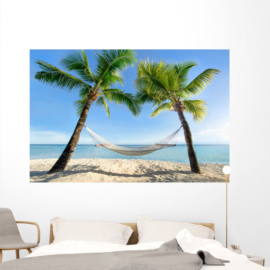 Urlaub Am Palmenstrand Der Wall Decal