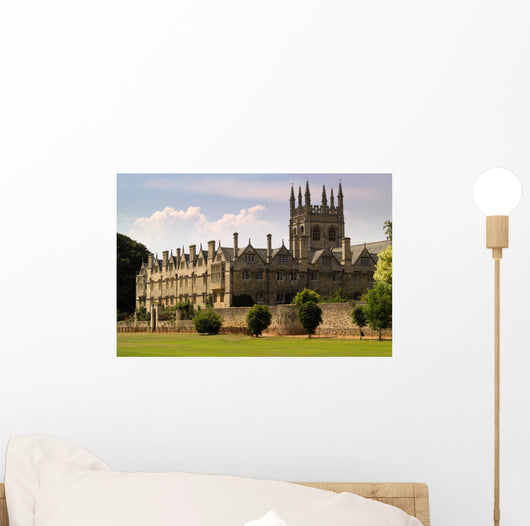 Oxford University College Buildings Wall Decal