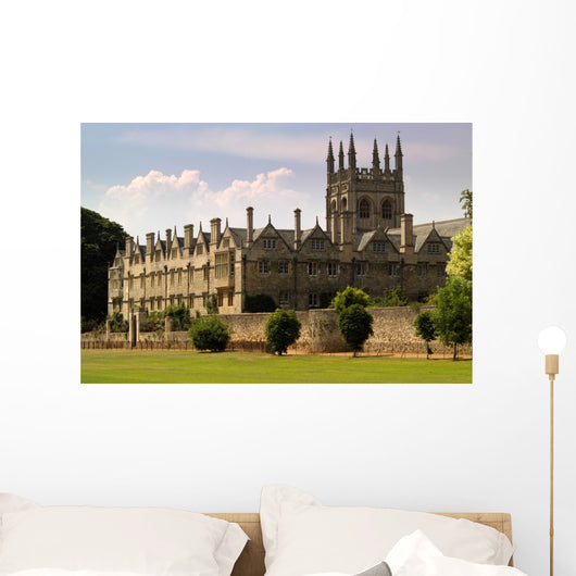 Oxford University College Buildings Wall Decal