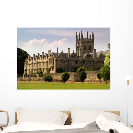 Oxford University College Buildings Wall Decal