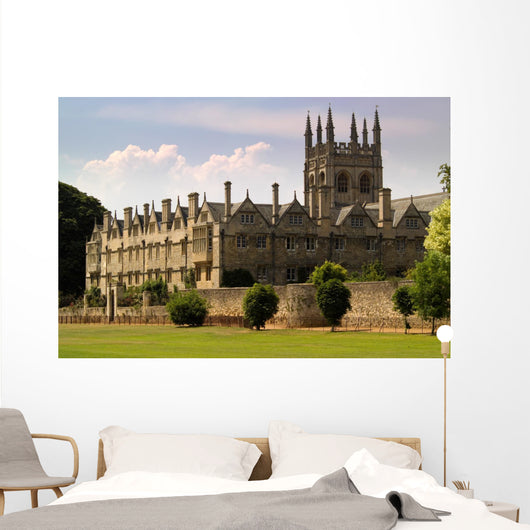 Oxford University College Buildings Wall Decal