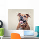 Smiling Bulldogge Portrait Wall Decal