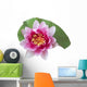 Pink Lotus Lily Flower Wall Decal