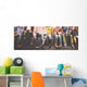 Teenagers Young Team Together Wall Decal Panoramic Wall Decal