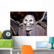 Scary Skeleton Halloween Decoration Wall Decal