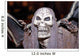 Scary Skeleton Halloween Decoration Wall Decal