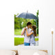Portrait Romantic Couple Embracing Wall Decal