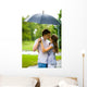 Portrait Romantic Couple Embracing Wall Decal