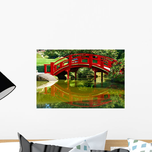 Small Japanese Garden Wall Decal