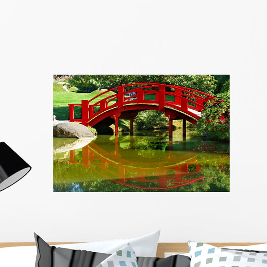 Small Japanese Garden Wall Decal