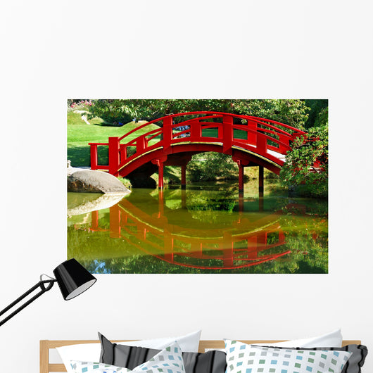 Small Japanese Garden Wall Decal