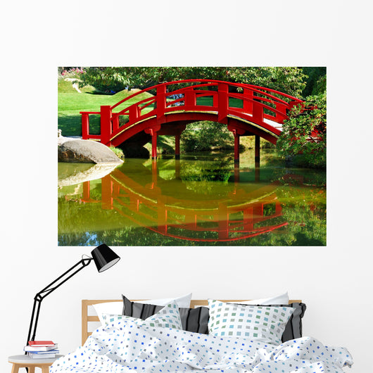 Small Japanese Garden Wall Decal