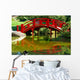 Small Japanese Garden Wall Decal