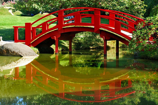 Small Japanese Garden Wall Decal