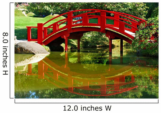 Small Japanese Garden Wall Decal