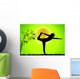 Lime Bamboo Yoga Wall Decal