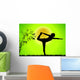 Lime Bamboo Yoga Wall Decal
