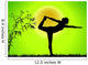 Lime Bamboo Yoga Wall Decal