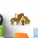 Little Old Fantasy Cottage Wall Decal