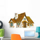 Little Old Fantasy Cottage Wall Decal
