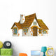 Little Old Fantasy Cottage Wall Decal