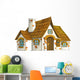 Little Old Fantasy Cottage Wall Decal